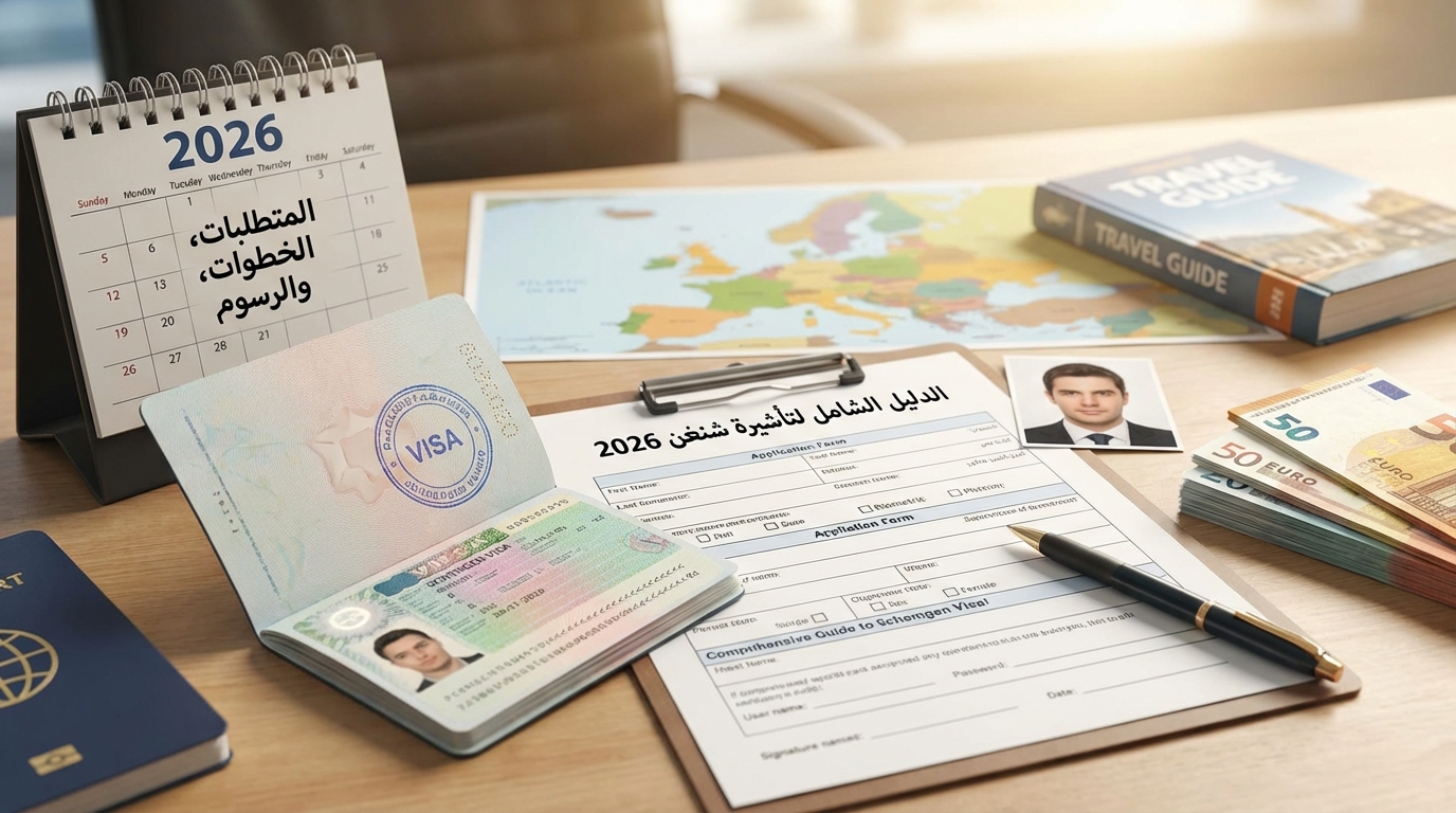 تكلفة استخراج فيزا شنغن من جدة 2026