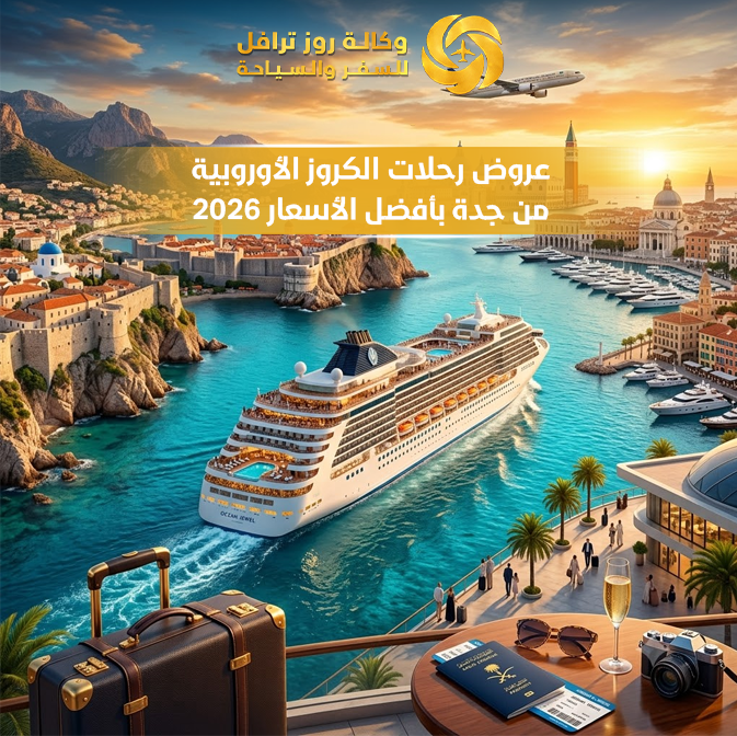 عروض رحلات الكروز ترافيل الأوروبية 2026 من جدة بأفضل الأسعار